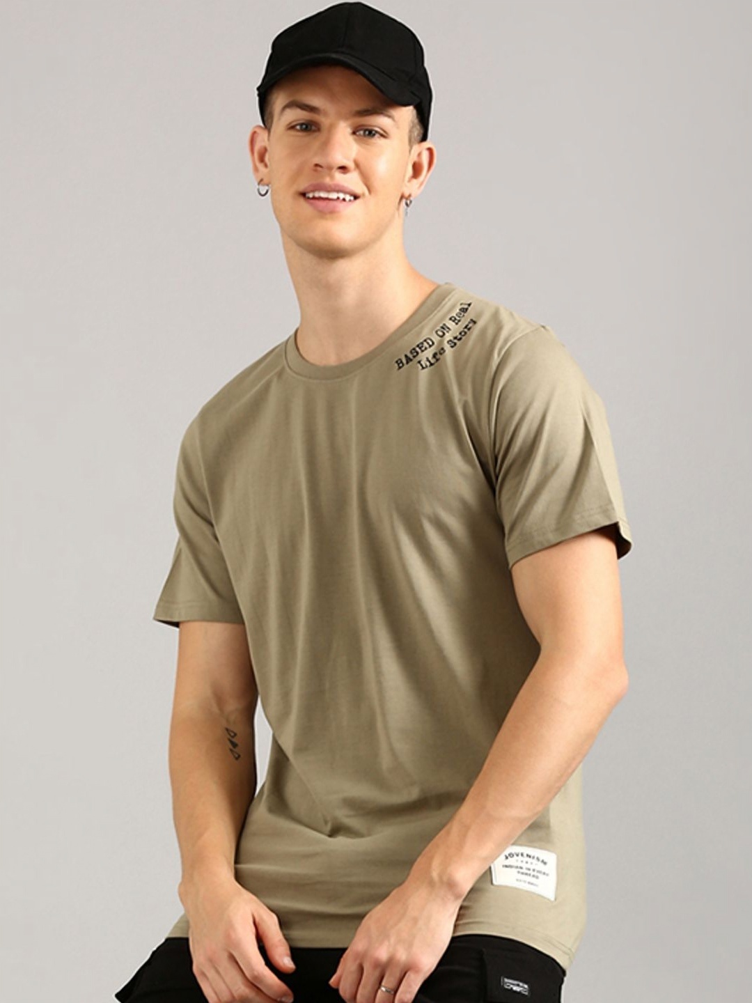 

Joven Men Pockets T-shirt, Olive