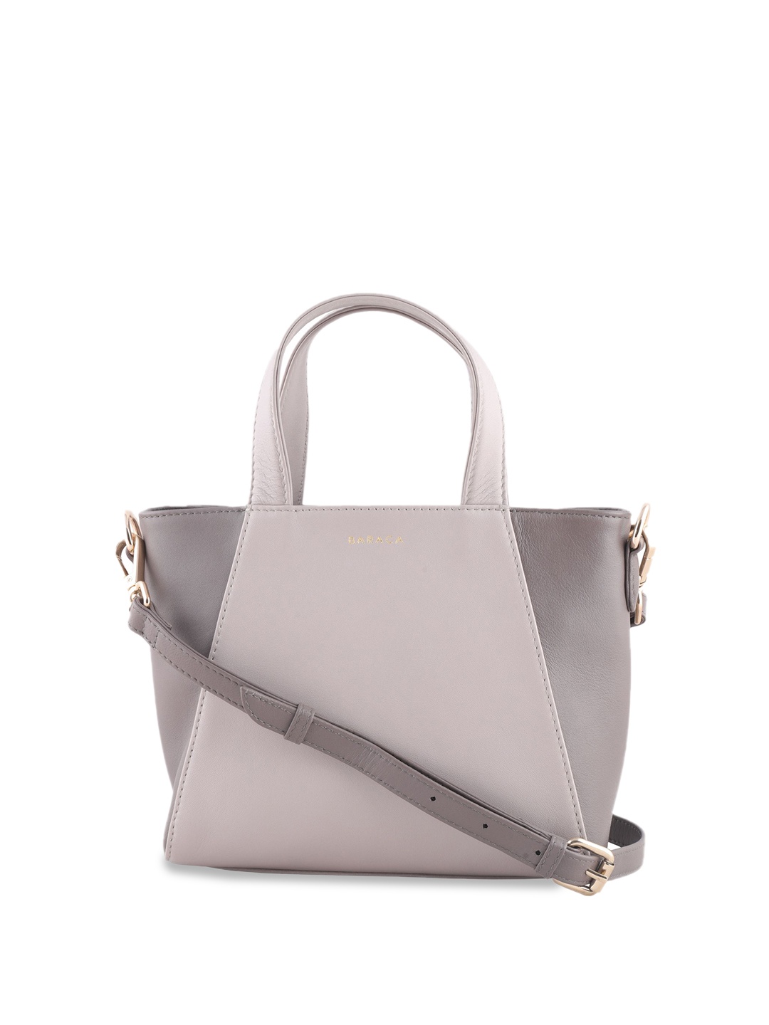 

Baraca Leather Oversized Shopper Shoulder Bag with Tasselled, Off white