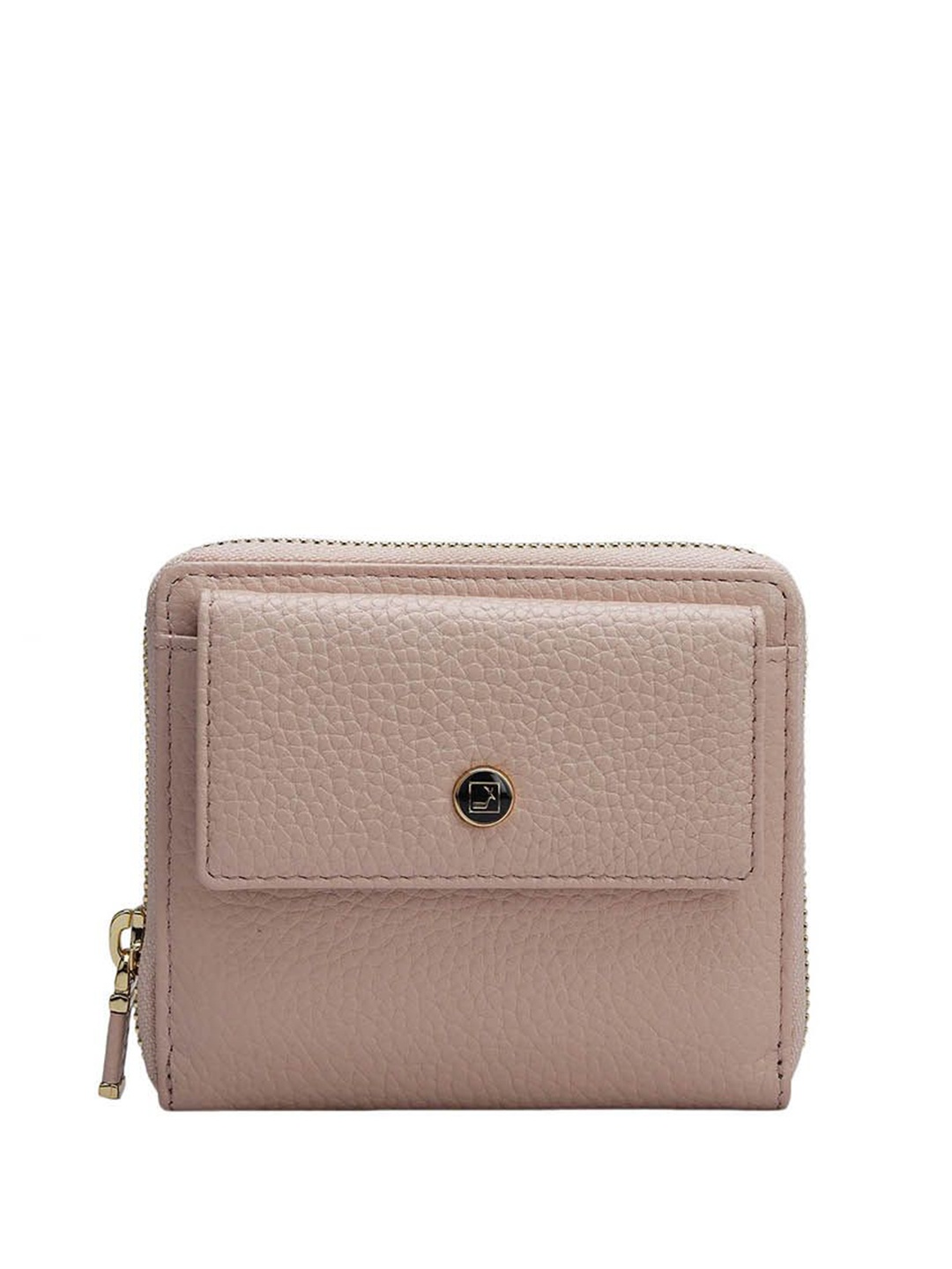 

Da Milano Women Leather Two Fold Wallet, Pink