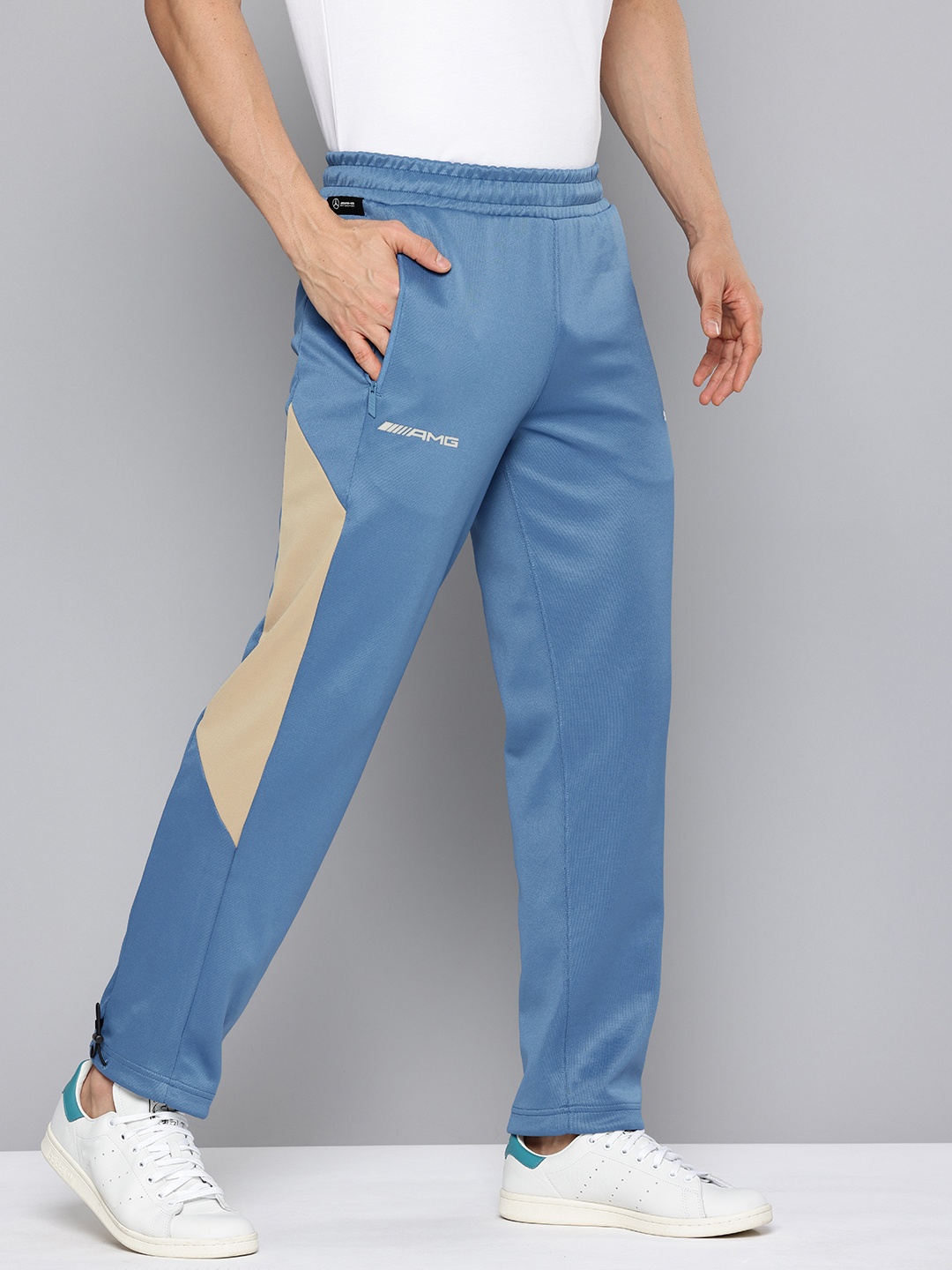 PUMA Motorsport Men Mercedes-AMG Track Pants, Blue