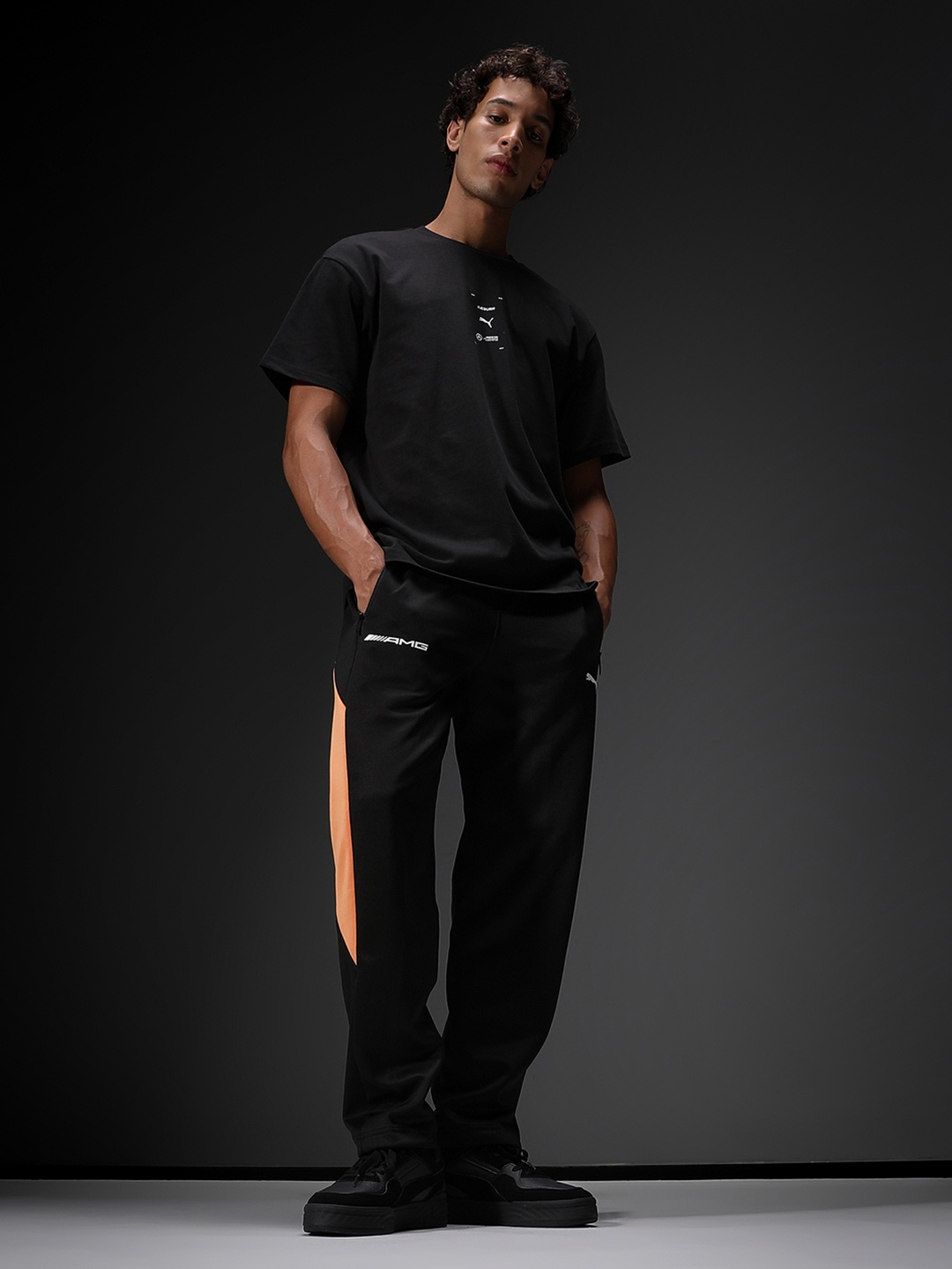 

PUMA Motorsport Men Mercedes-AMG dryCELL Track Pants, Black