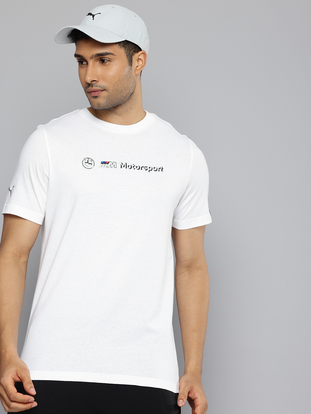 

PUMA Motorsport BMW M Logo Printed Pure Cotton T-shirt, White