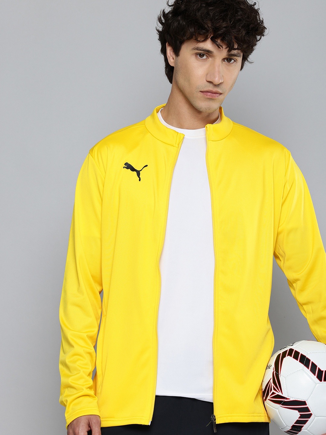 

Puma teamGOAL DryCell Football Training Sporty Jacket, Yellow