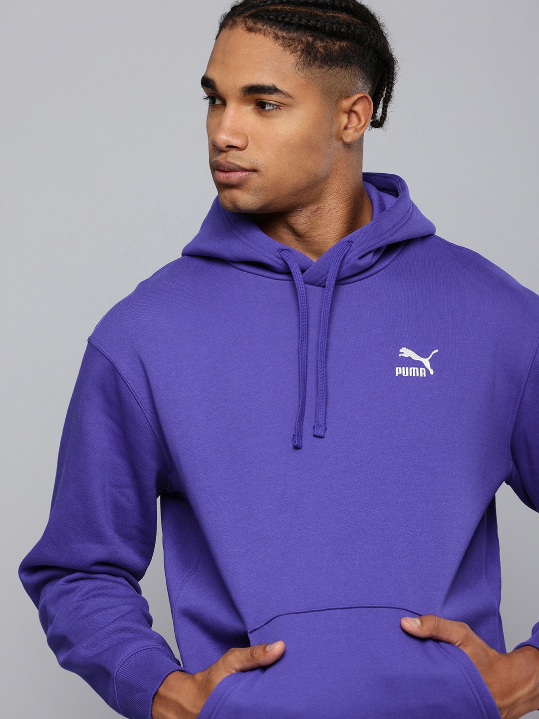 

Puma Classics Hooded Sweatshirt, Purple