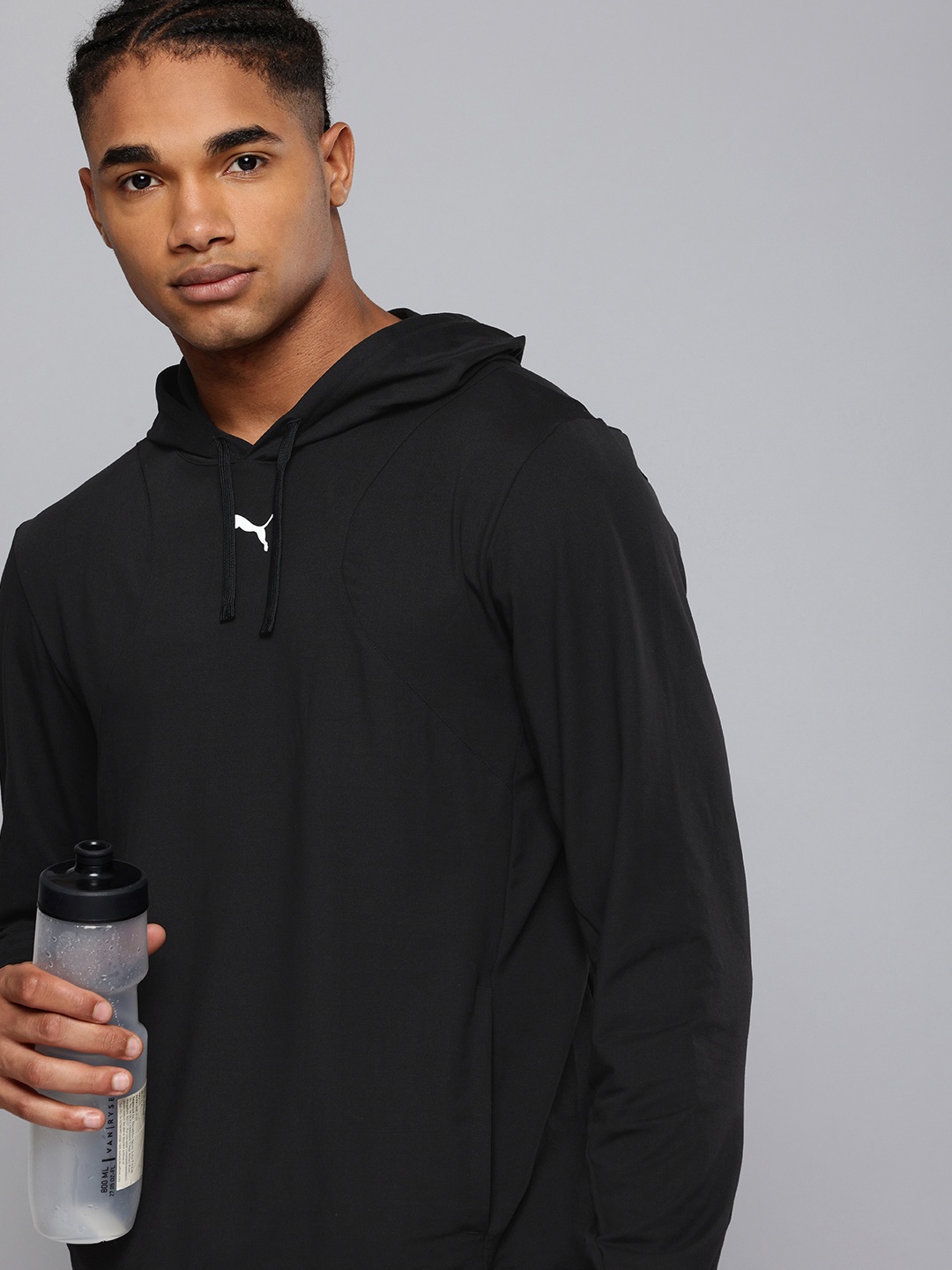 

Puma Cloudspun Training Hooded Sweatshirt, Black