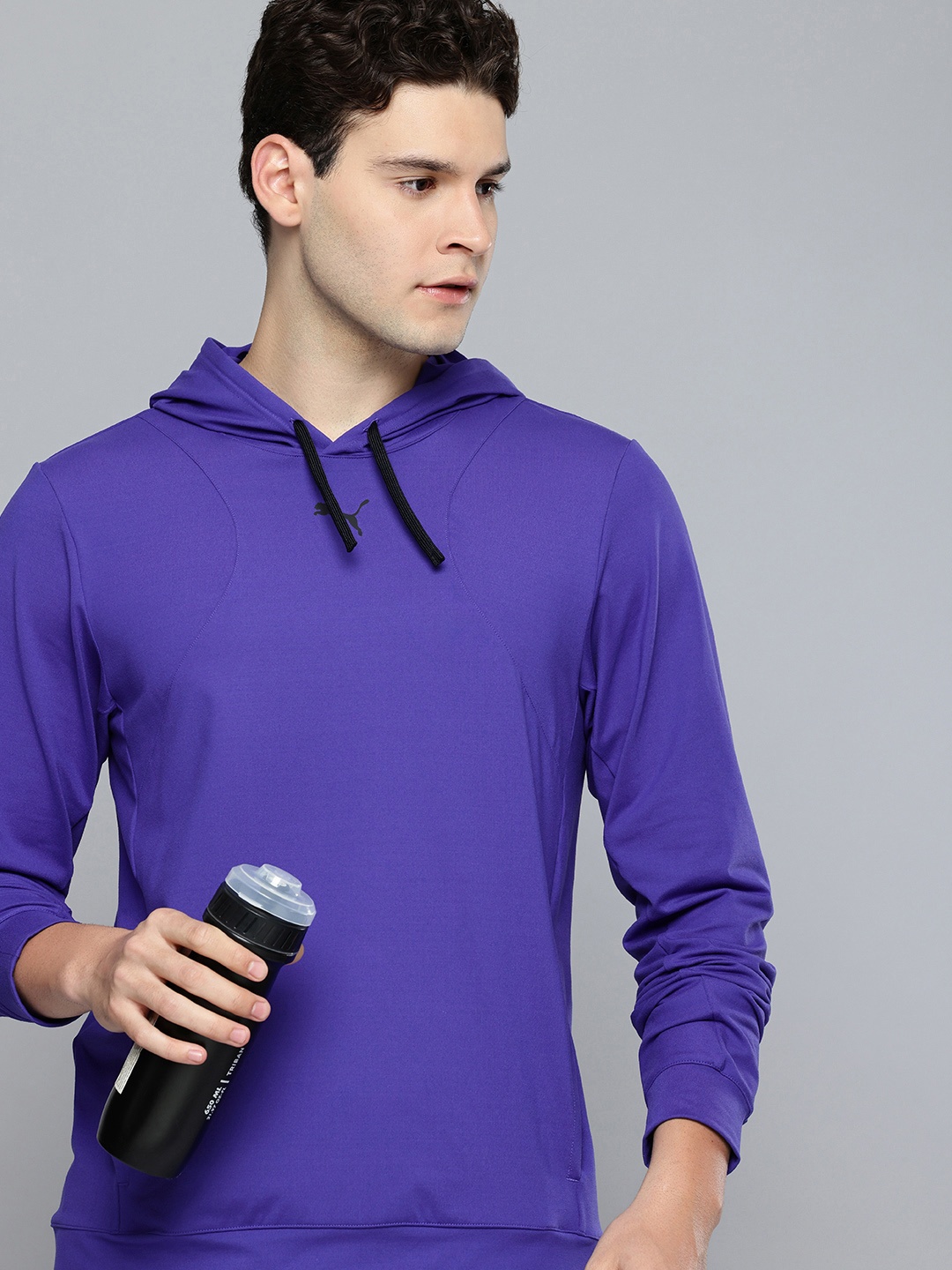 

Puma CLOUDSPUN dryCELL warmCELL Hooded Training Sweatshirt, Blue