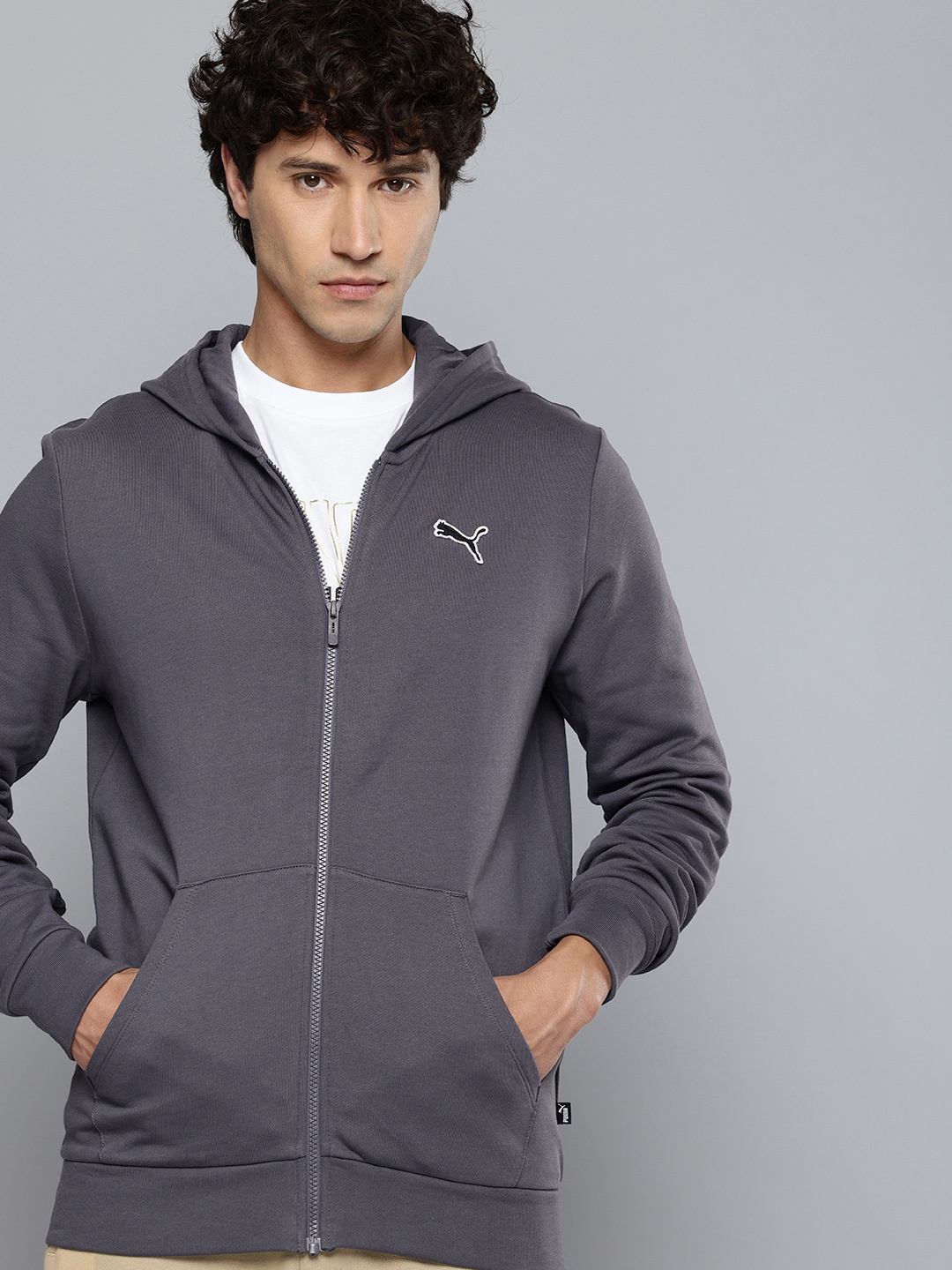 

Puma Better Essentials Pure Cotton Hooded Sweatshirt, Grey