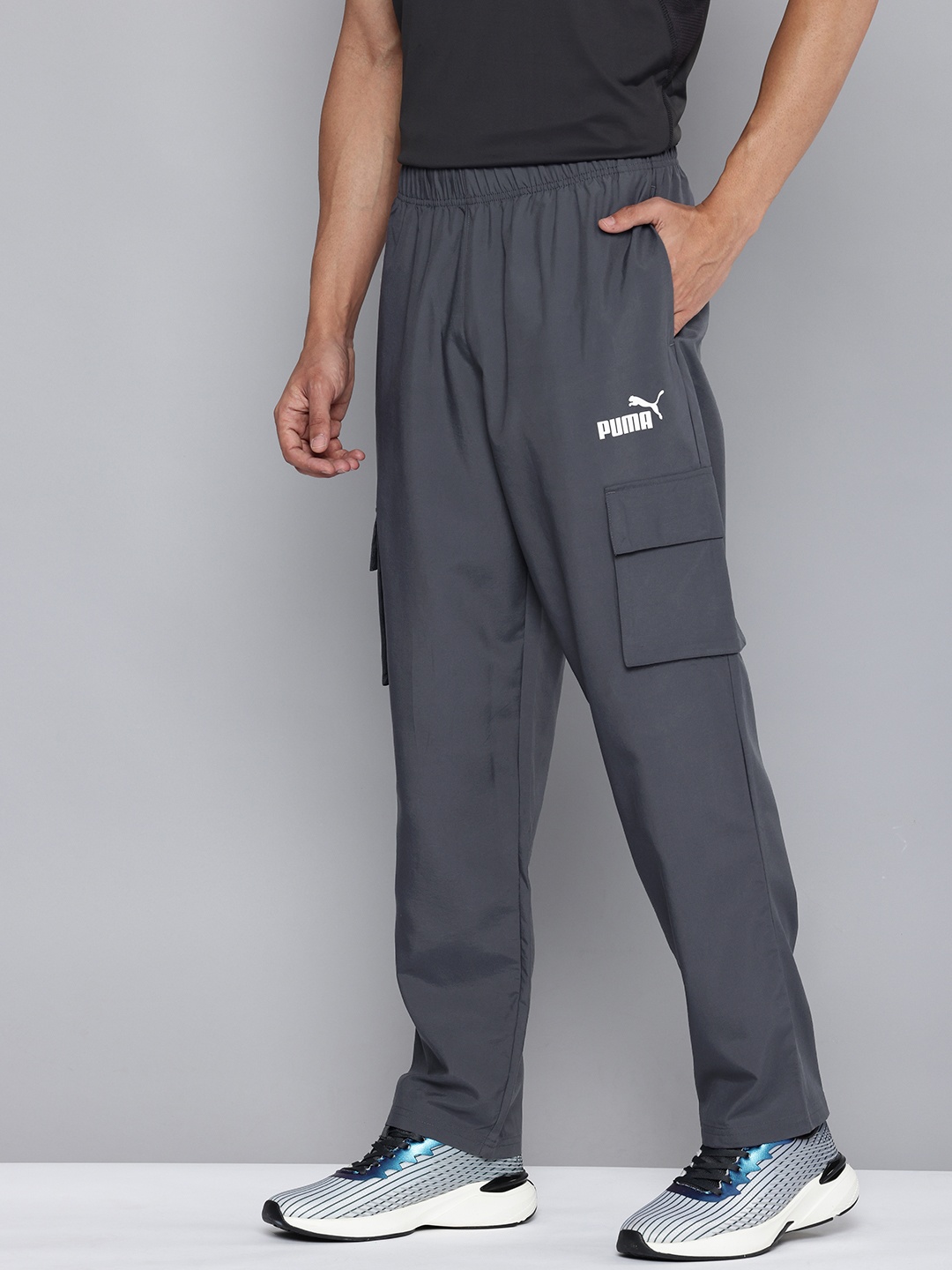 

Puma Men Power Woven Sports Track Pants, Grey