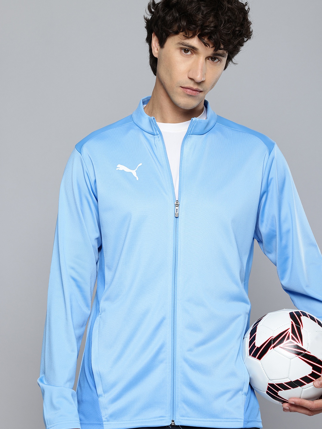 

Puma teamGOAL DryCell Football Training Sporty Jacket, Blue