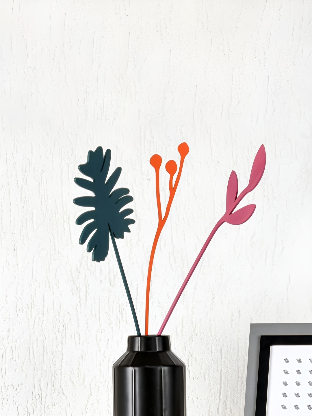 

Athome by Nilkamal Orange 3 Pieces Artificial Plant