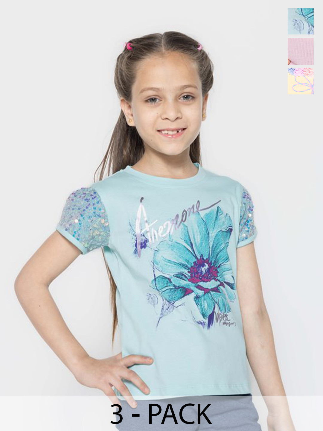 

PAMPOLINA Print Cotton Top, Multi
