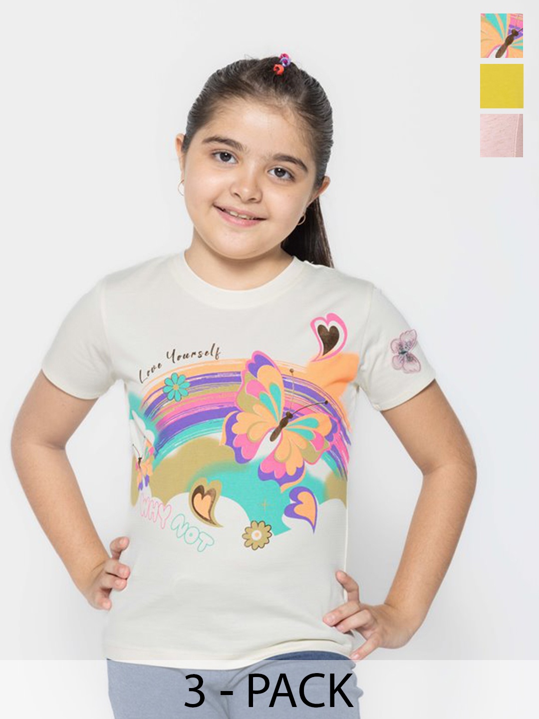 

PAMPOLINA Print Cotton Top, Multi