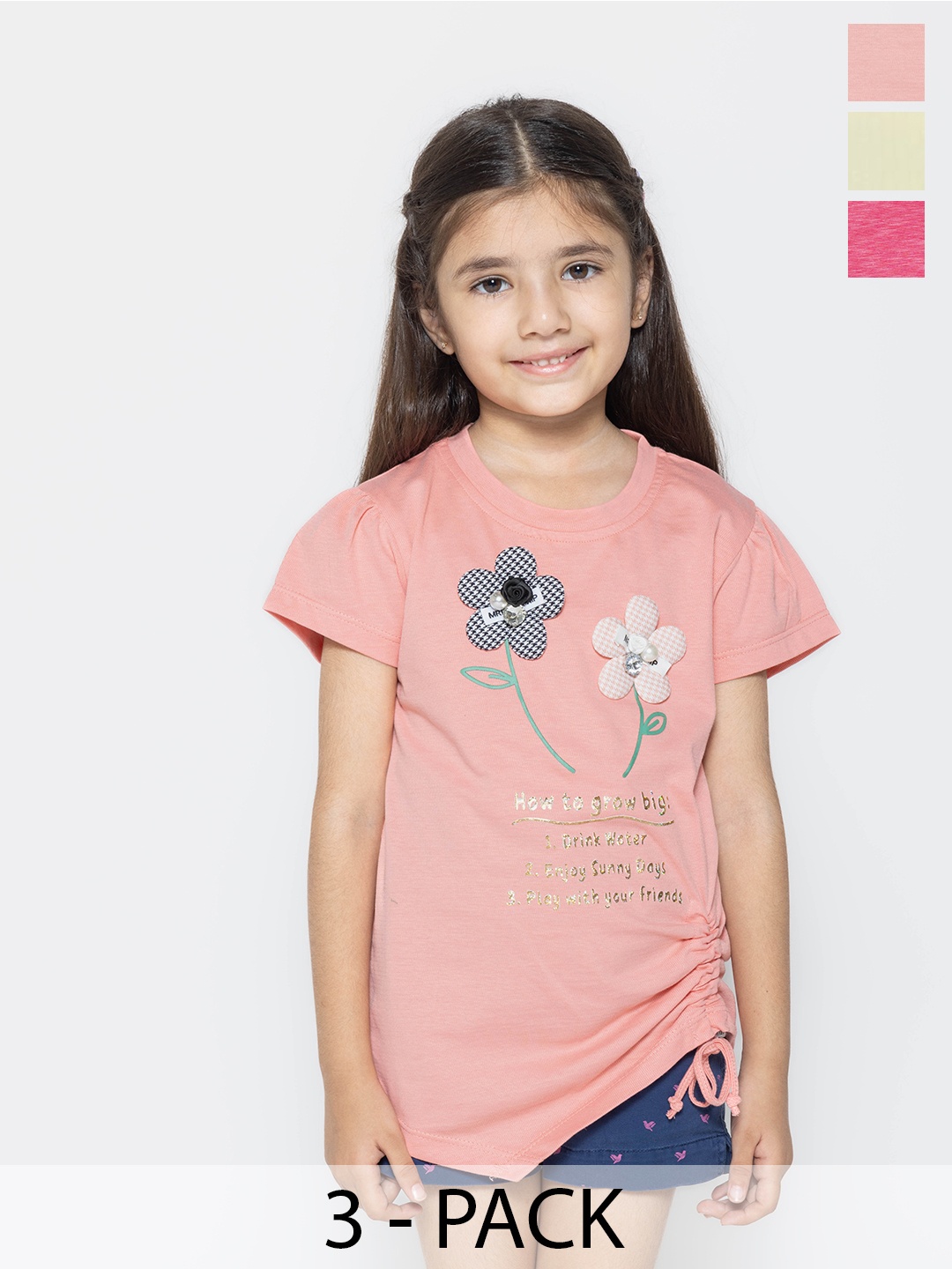 

PAMPOLINA Print Cotton Top, Multi