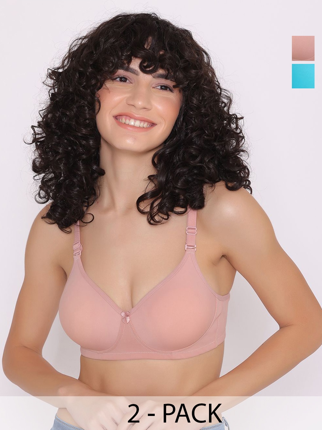 

INKURV Bra Medium Coverage Lightly Padded, Peach