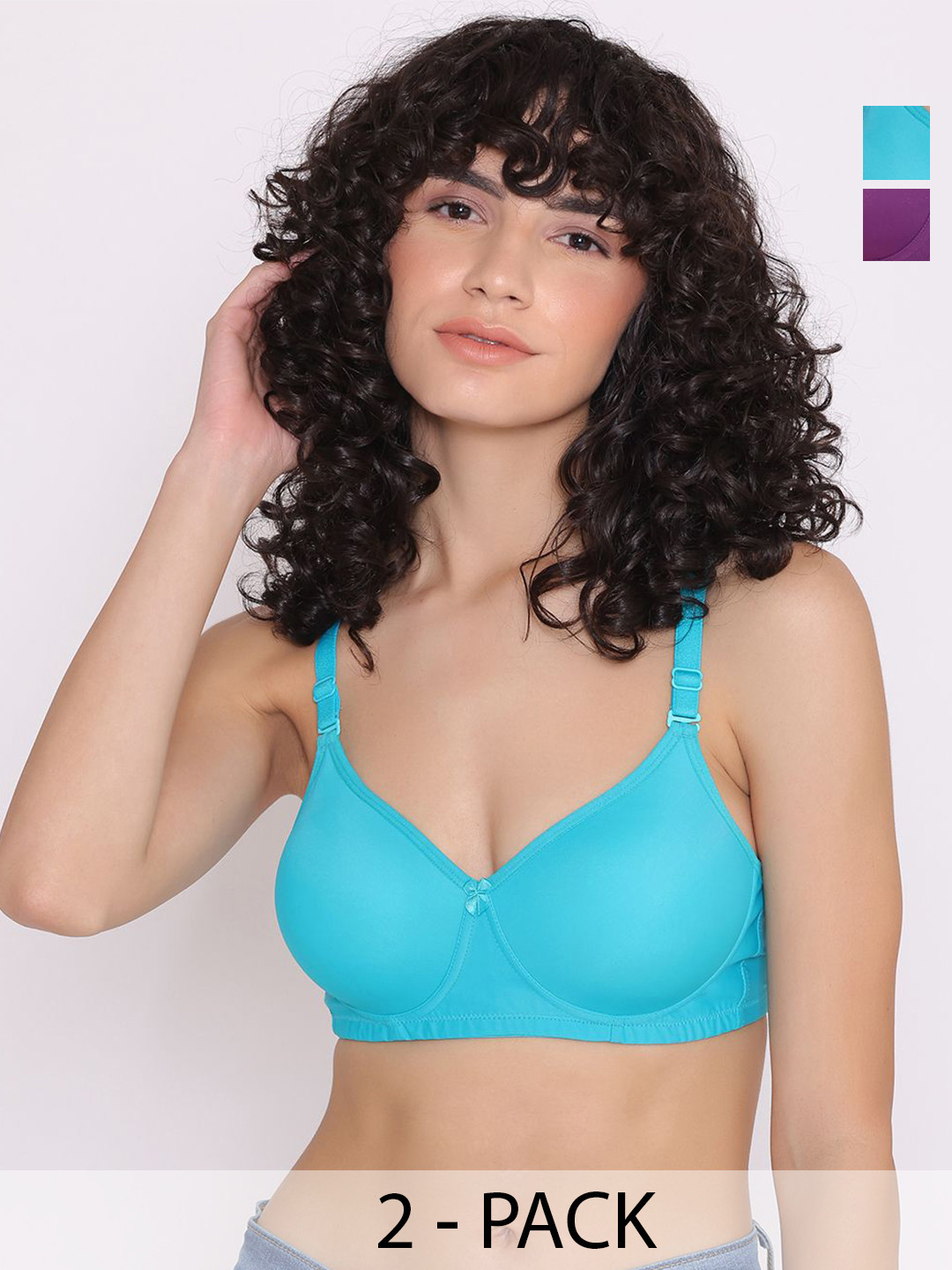 

INKURV Bra Medium Coverage Lightly Padded, Purple