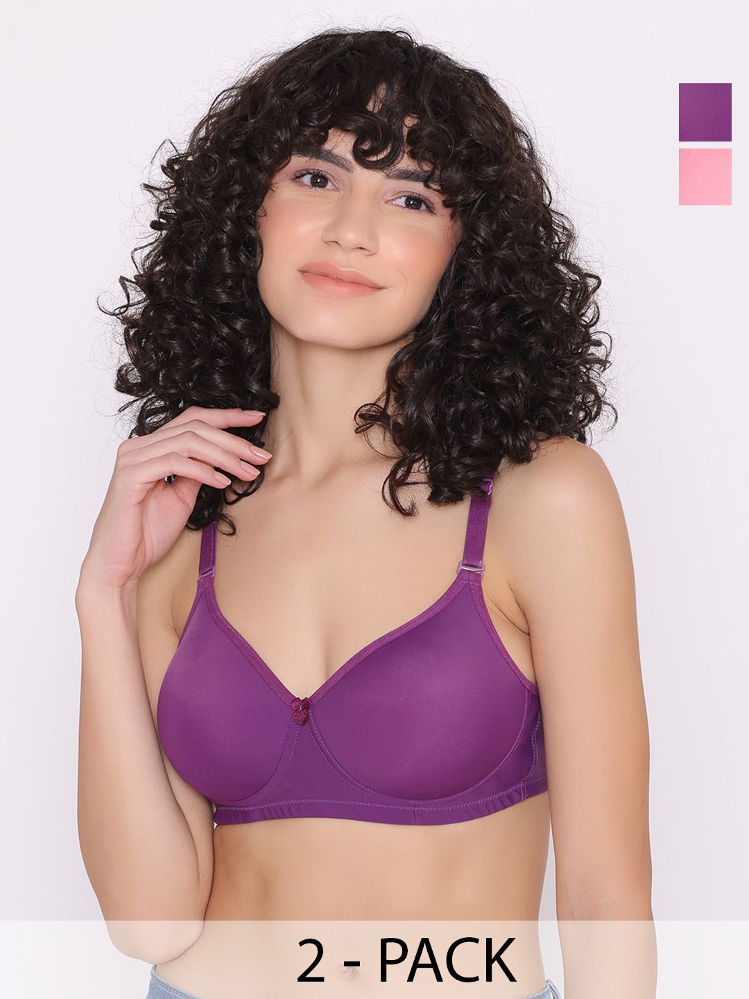 

INKURV Bra Medium Coverage Lightly Padded, Purple