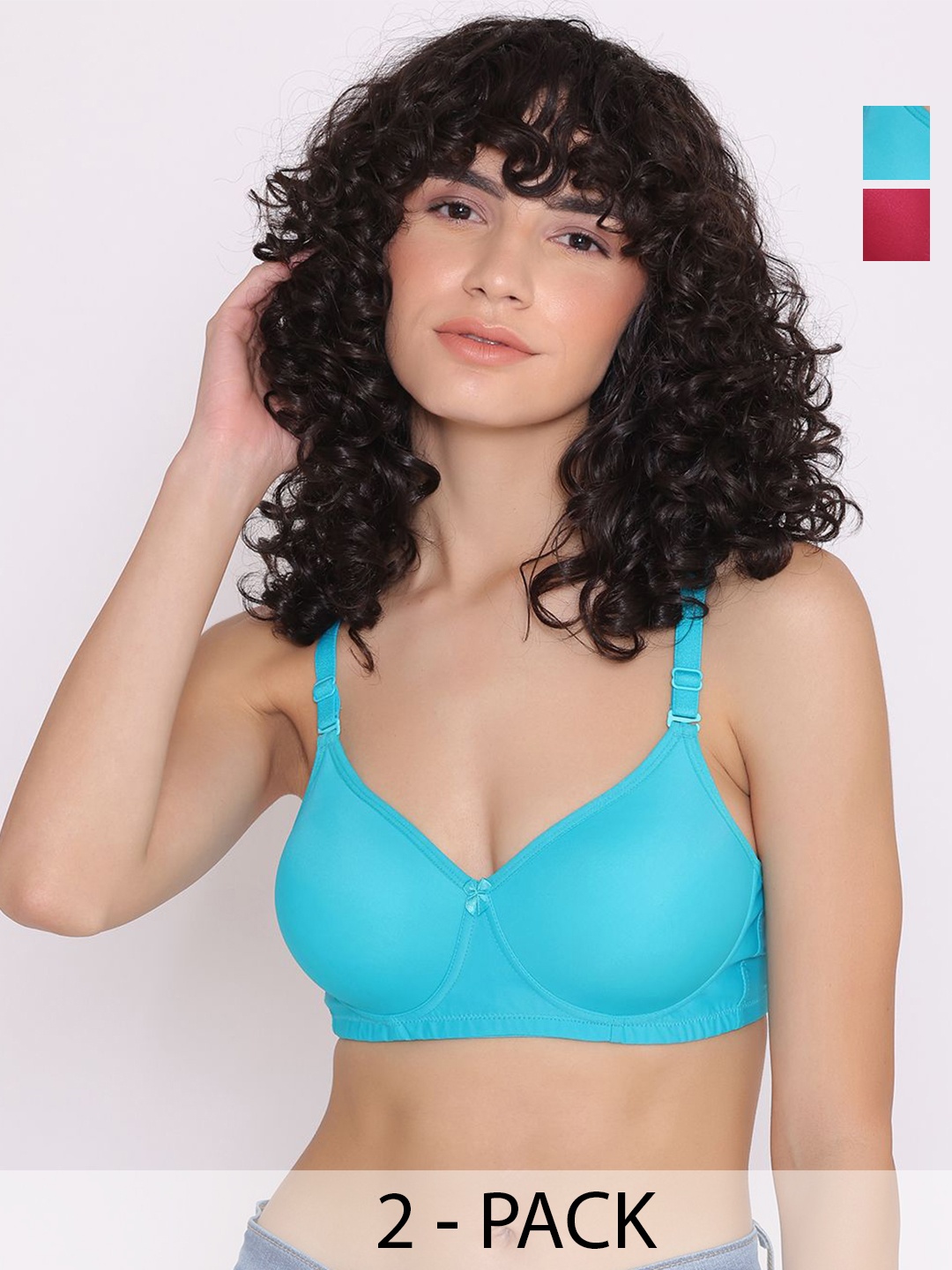 

INKURV Bra Medium Coverage Lightly Padded, Blue