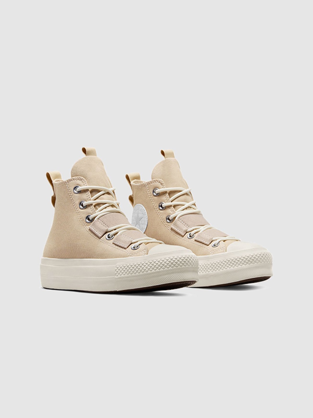 

Converse Women Chuck Taylor All Star Lift Platform High Top Sneakers, Beige