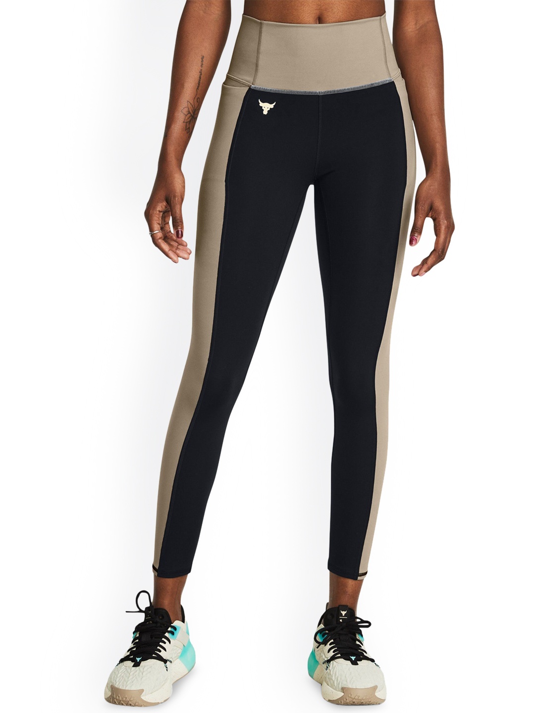 

UA Roject Rock Colorblock Ankle Tight, Black