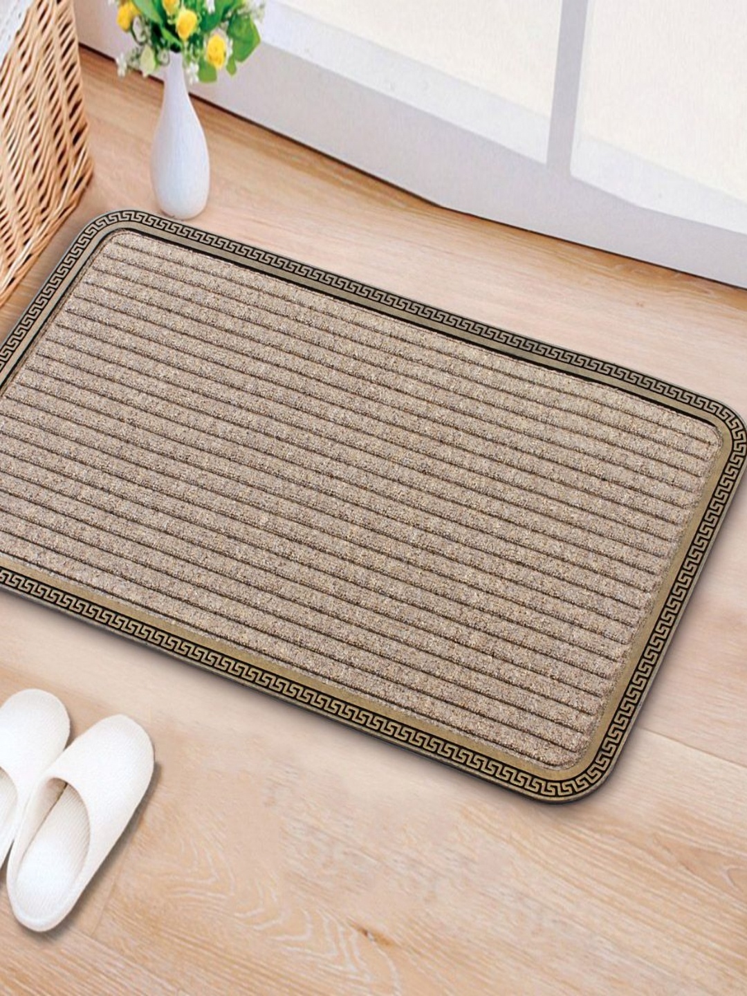 

Freelance Beige Striped Anti-Skid Doormats