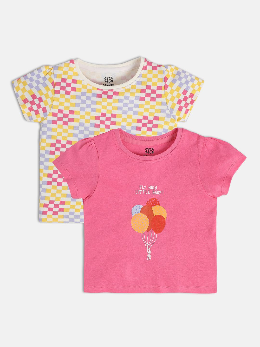 

MINI KLUB Print Cotton Top, Pink