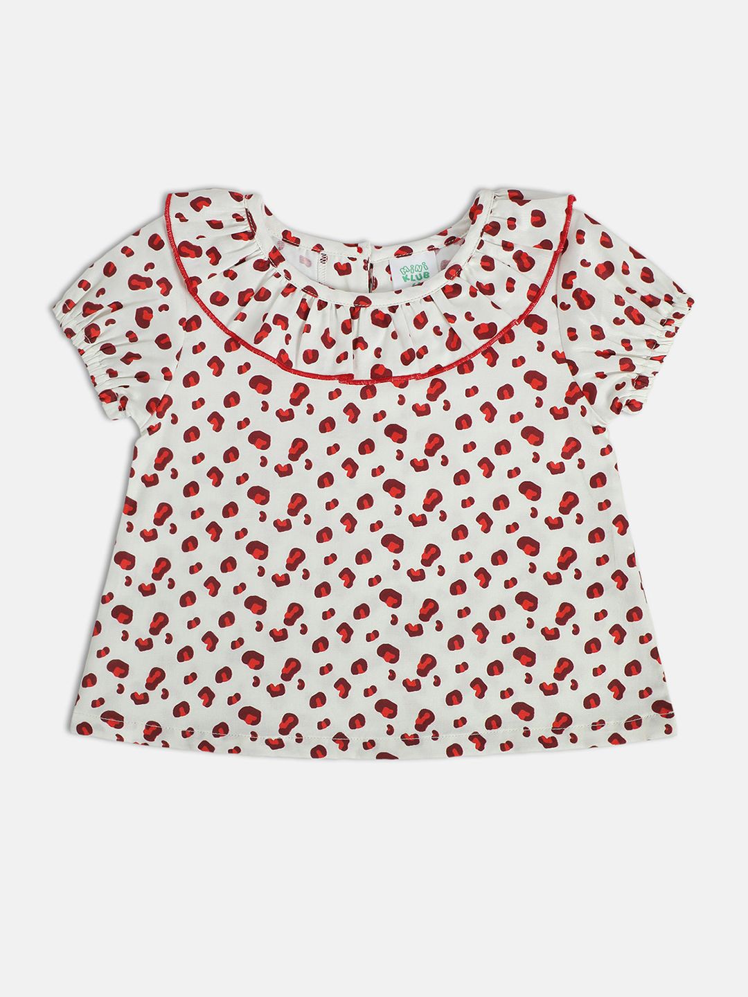 

MINI KLUB Print Cotton Top, White