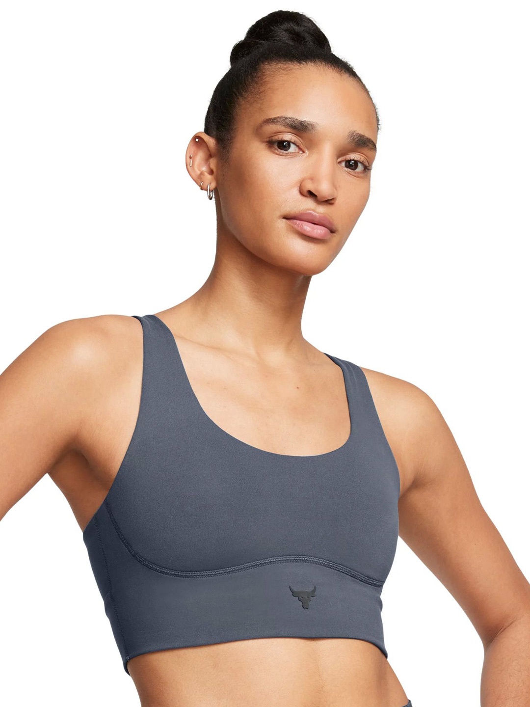 

UNDER ARMOUR Lightly Padded Workout Bra, Grey