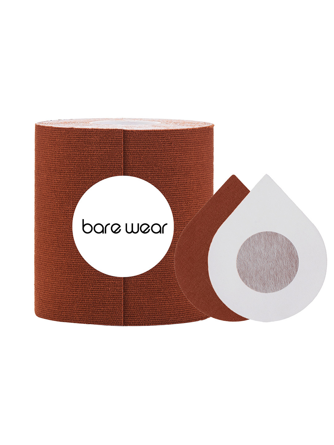 

Bare Wear Body Tape 7.5 cm Width & Nipple Pasties Plus (5 Pairs) Breast Lift Boob Tape, Brown