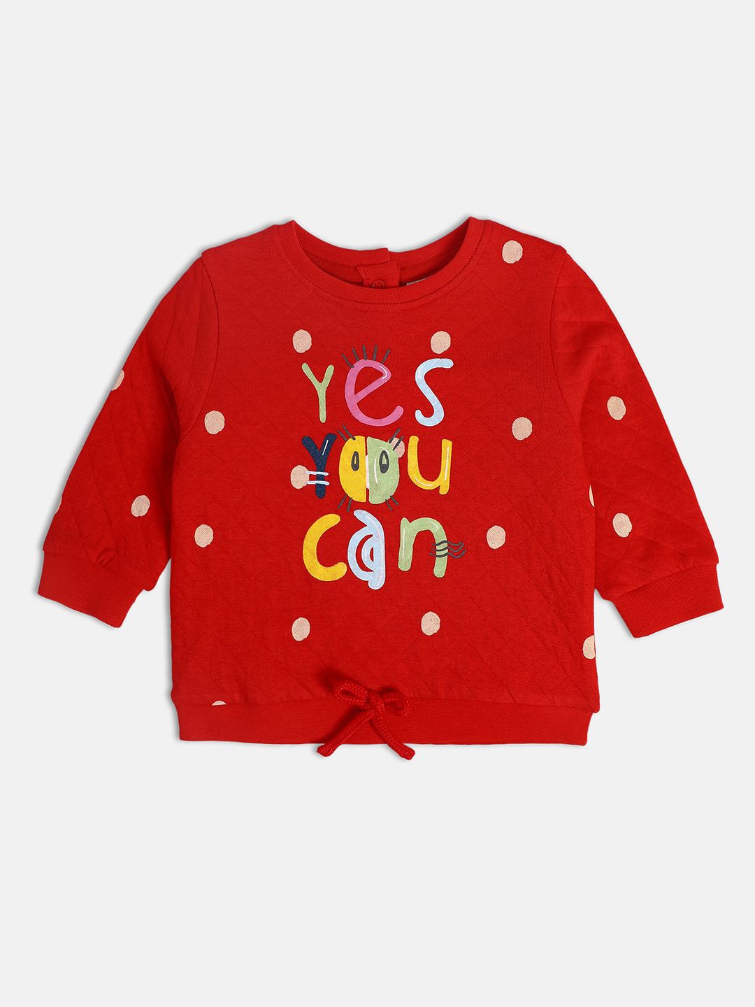 

MINI KLUB Girls Printed Sweatshirt, Red