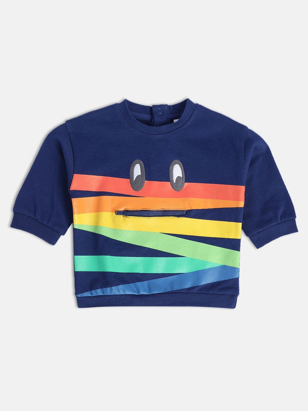

MINI KLUB Boys Printed Sweatshirt, Blue