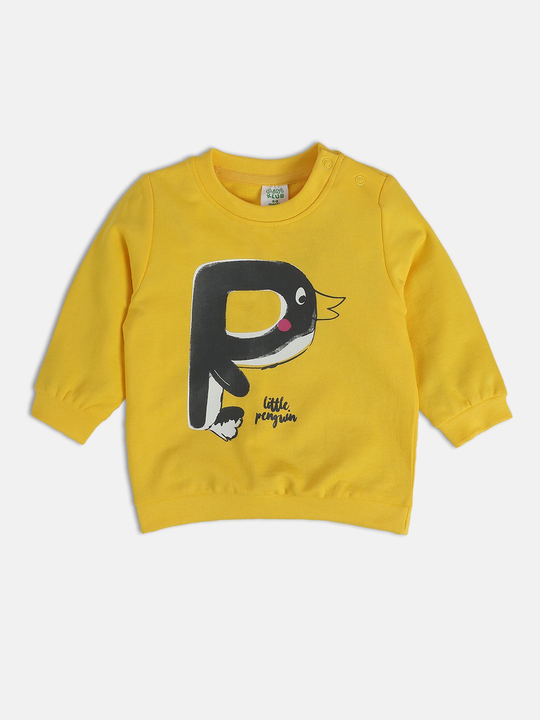 

MINI KLUB Girls Printed Sweatshirt, Yellow
