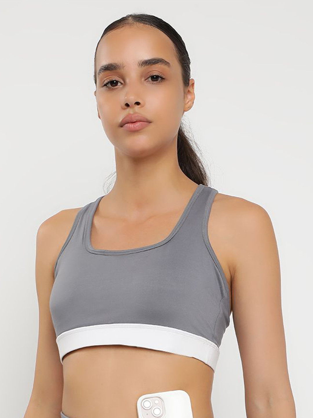 

Wearjukebox Bra Medium Coverage, Grey