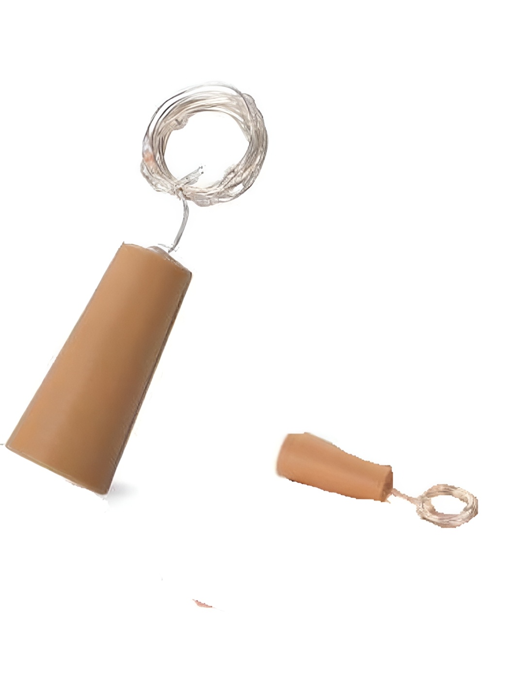 

ENORMITY Yellow & Brown Rice Shape String Light, Gold