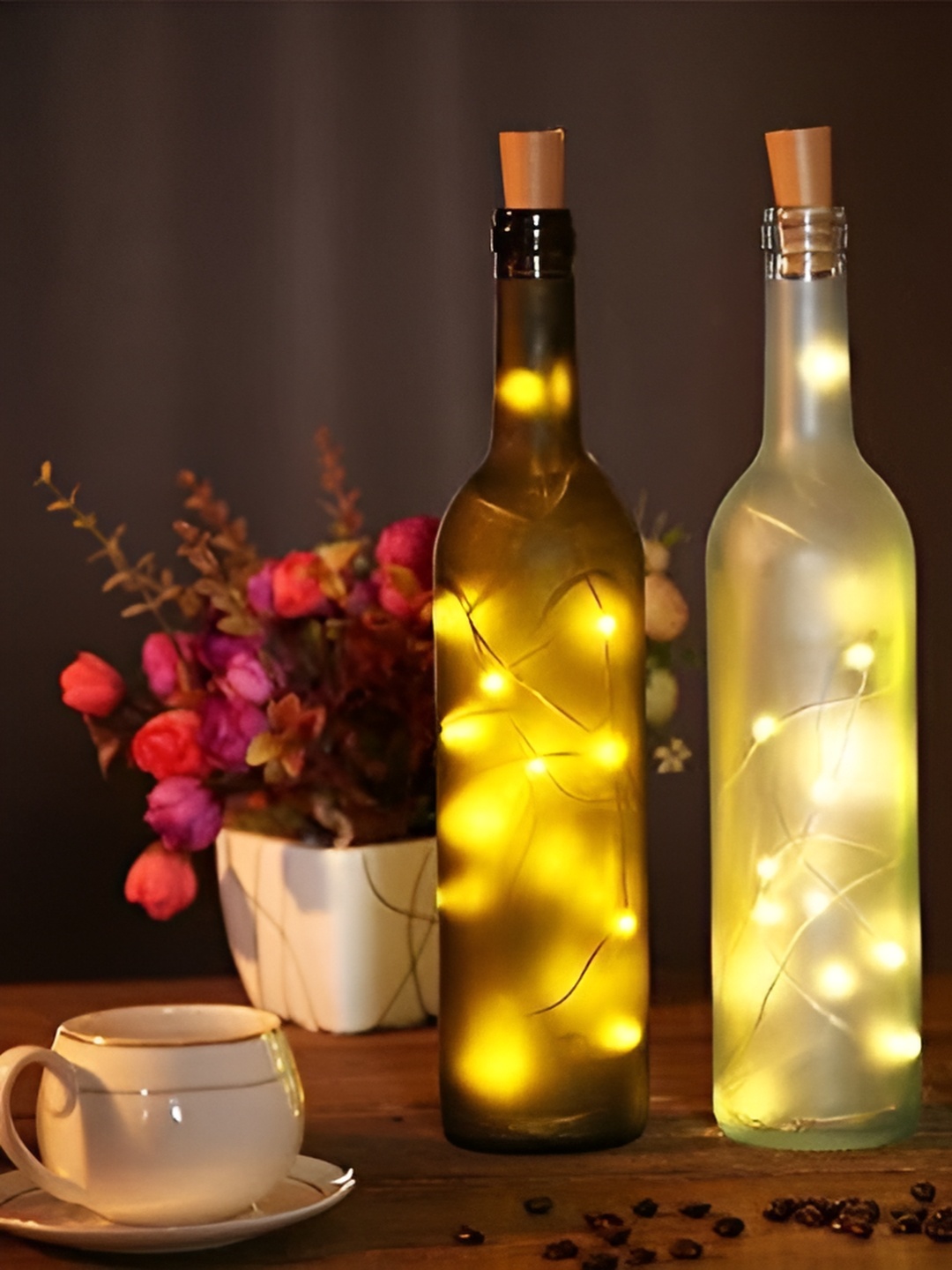 

ENORMITY 3Pcs White Rice Shape String Lights