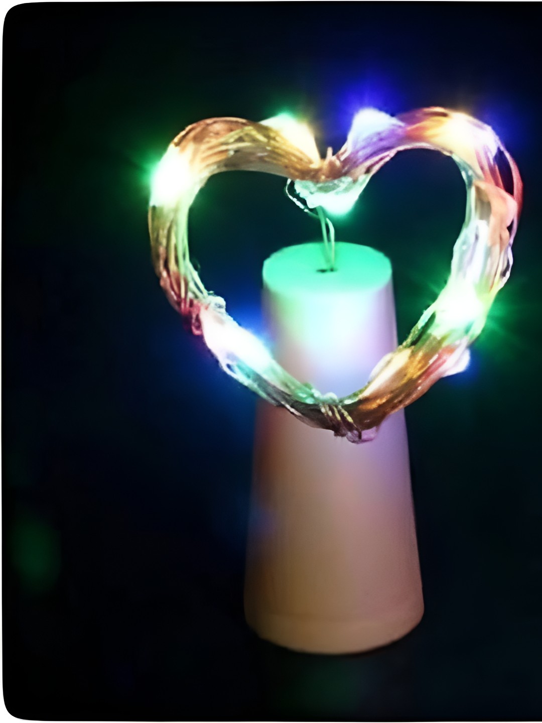 

ENORMITY Green & Yellow Rice Shape String Lights