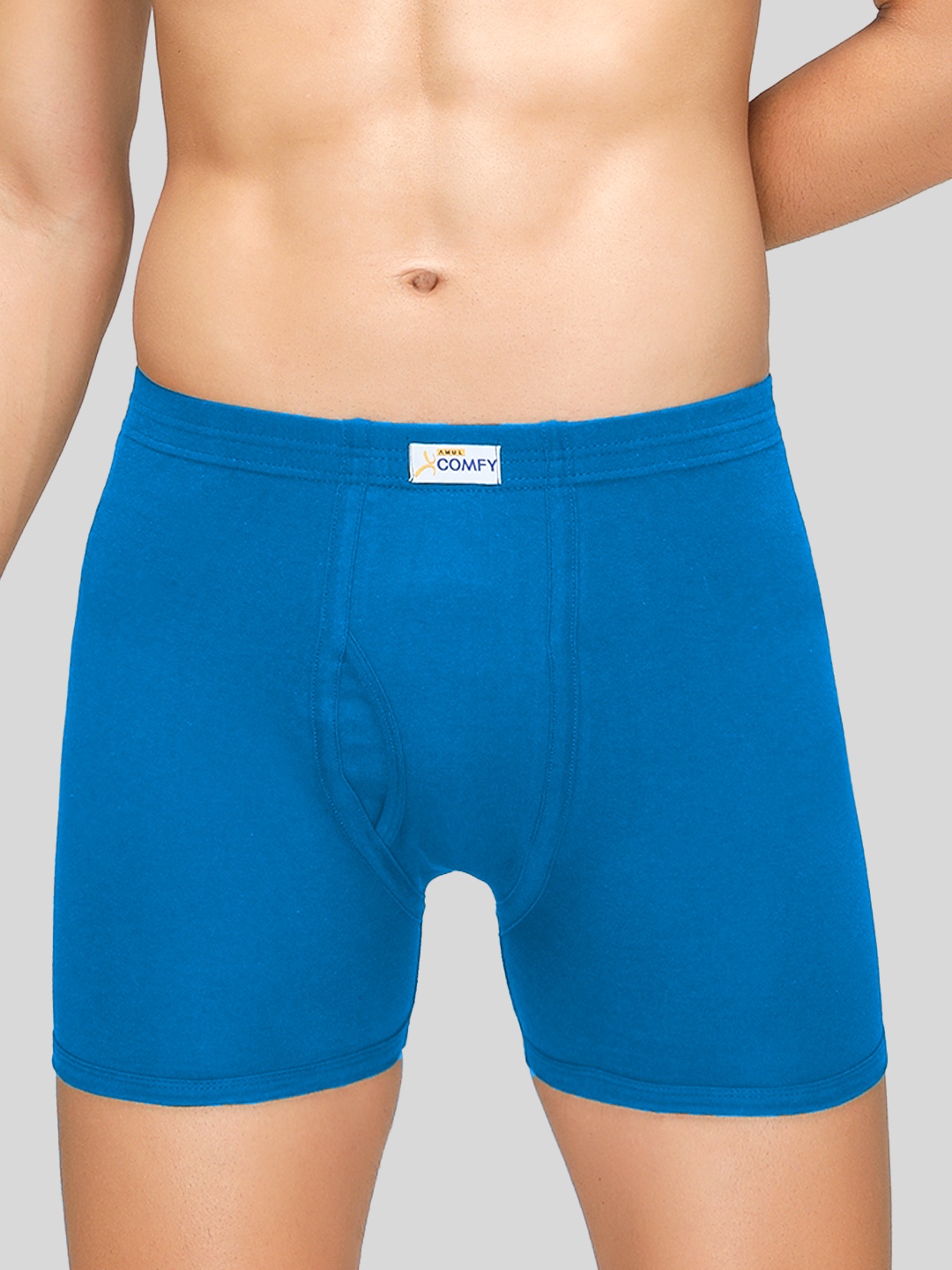 

AMUL COMFY Pure Cotton Breathability Trunks-AC-FCTRIE-SKY-3XL-1PC, Blue