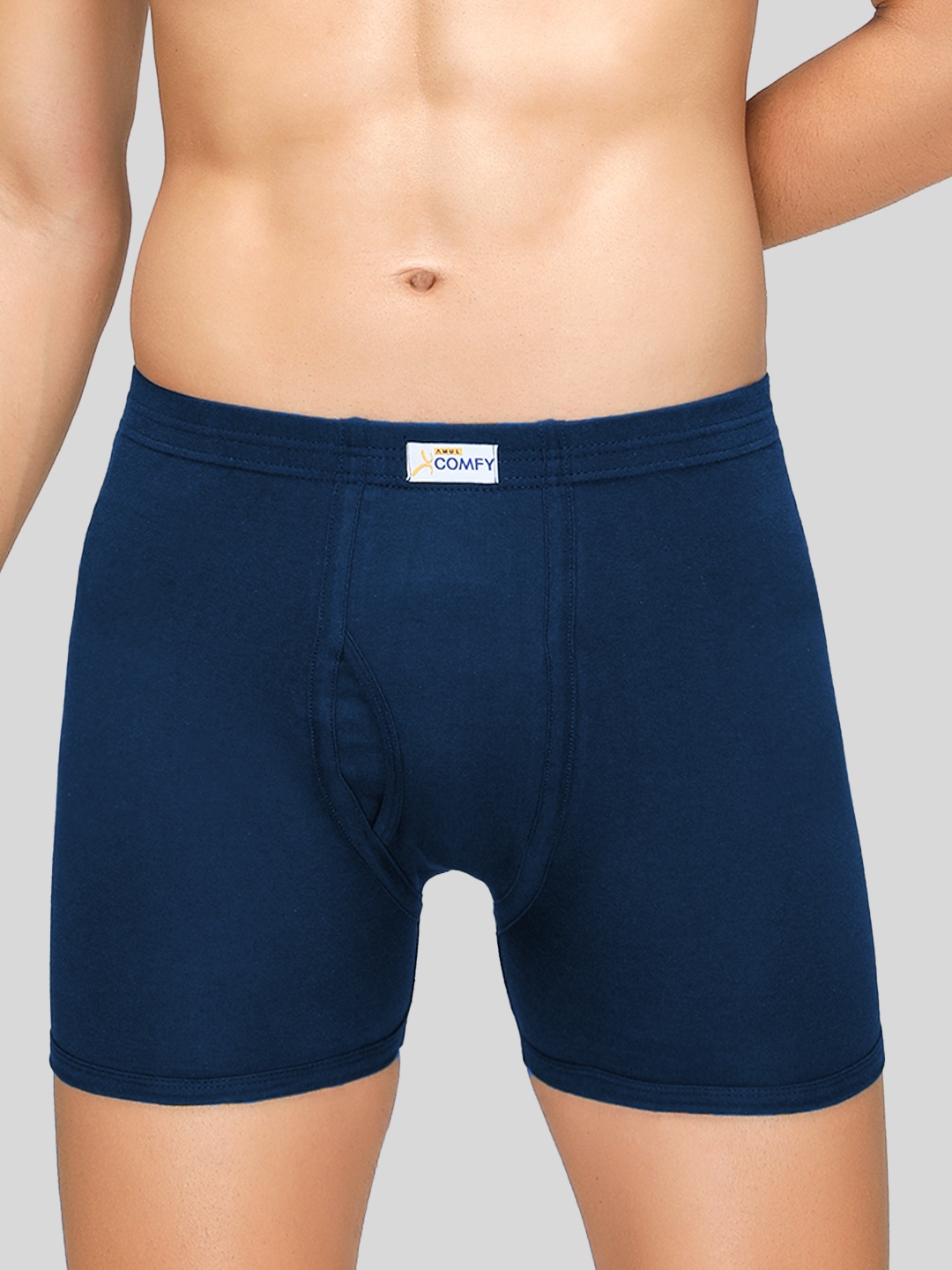 

AMUL COMFY Pure Cotton Breathability Trunks-AC-FCTRIE-AF-3XL-1PC, Blue