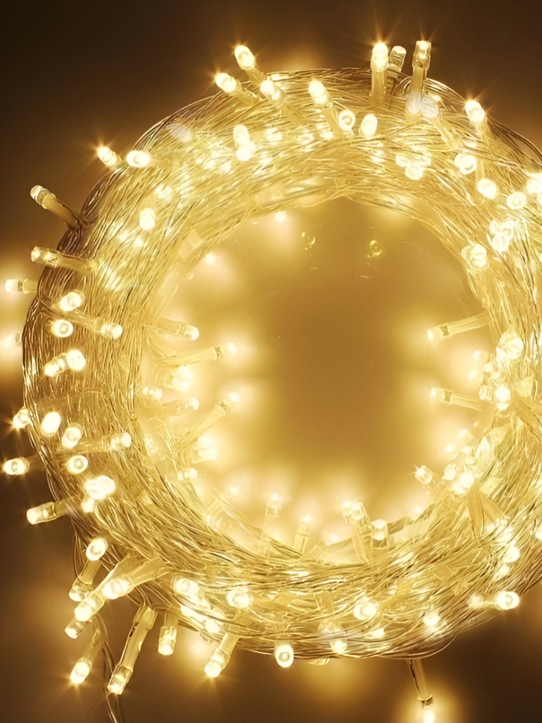 

ENORMITY Yellow Rice Shape String Lights