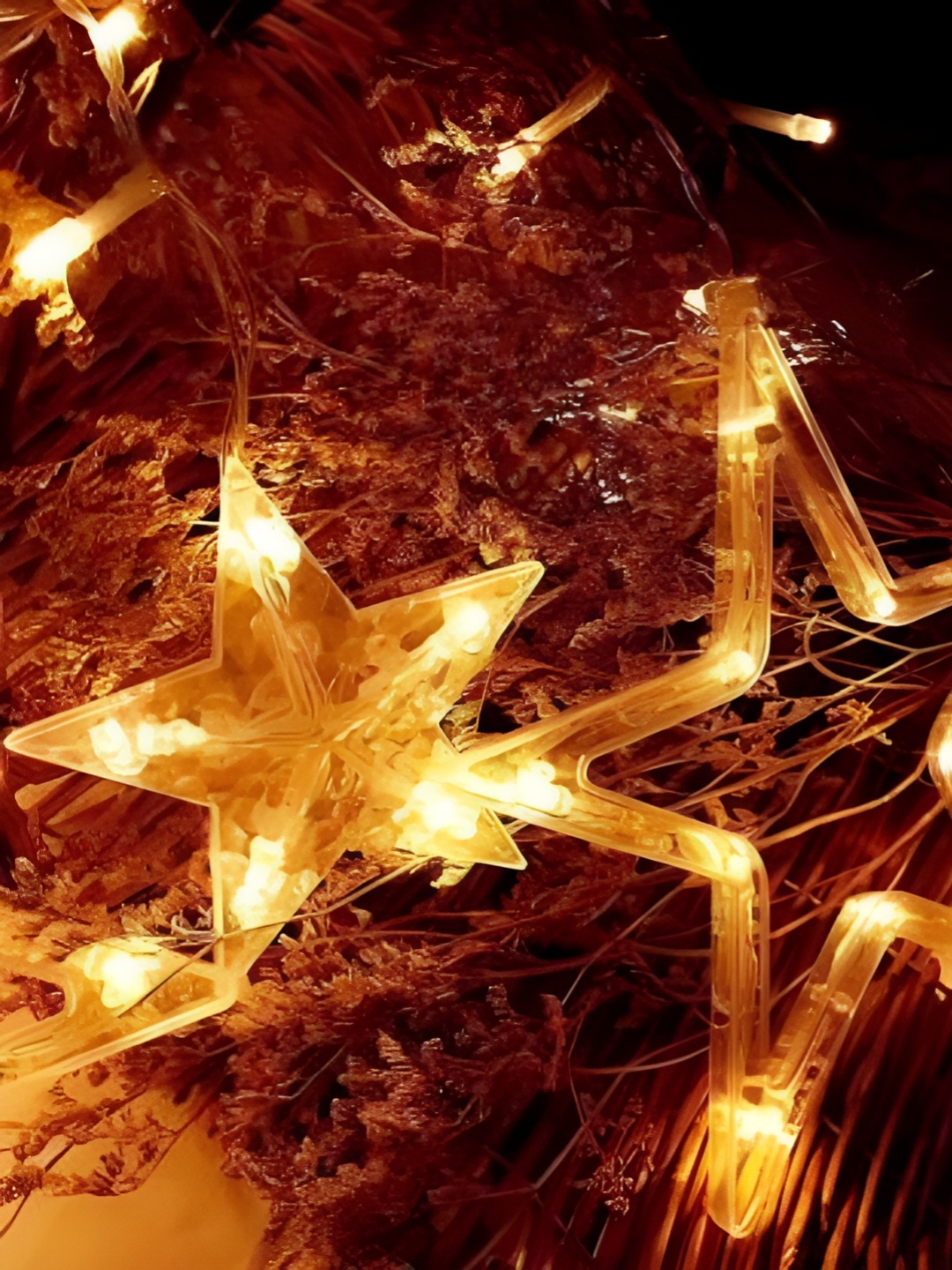 

ENORMITY Yellow Star Shape String Lights