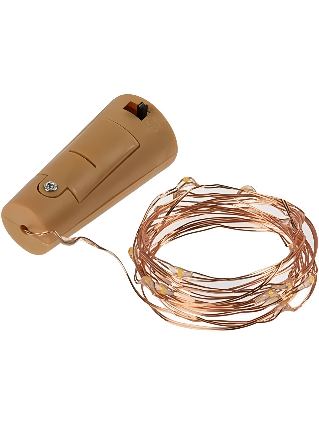 

ENORMITY Rice Shape String Lights, Gold