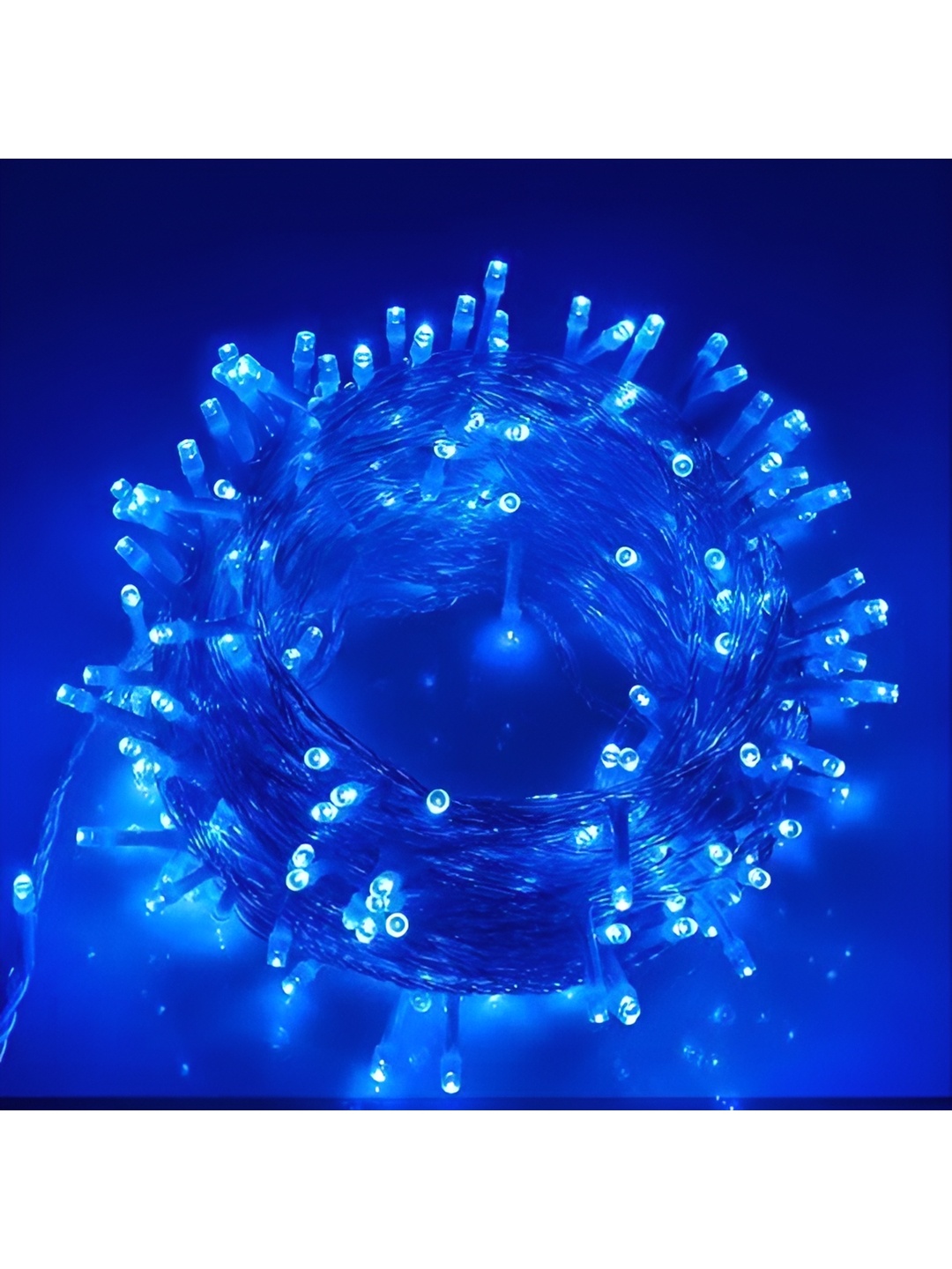 

ENORMITY Blue Rice Shape String Lights