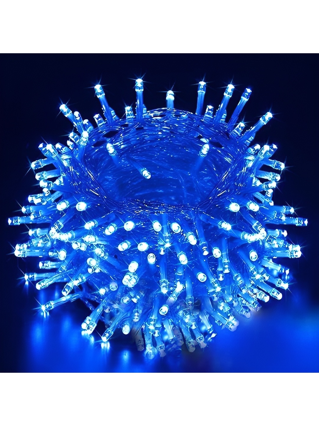

ENORMITY Blue Rice Shape String Lights