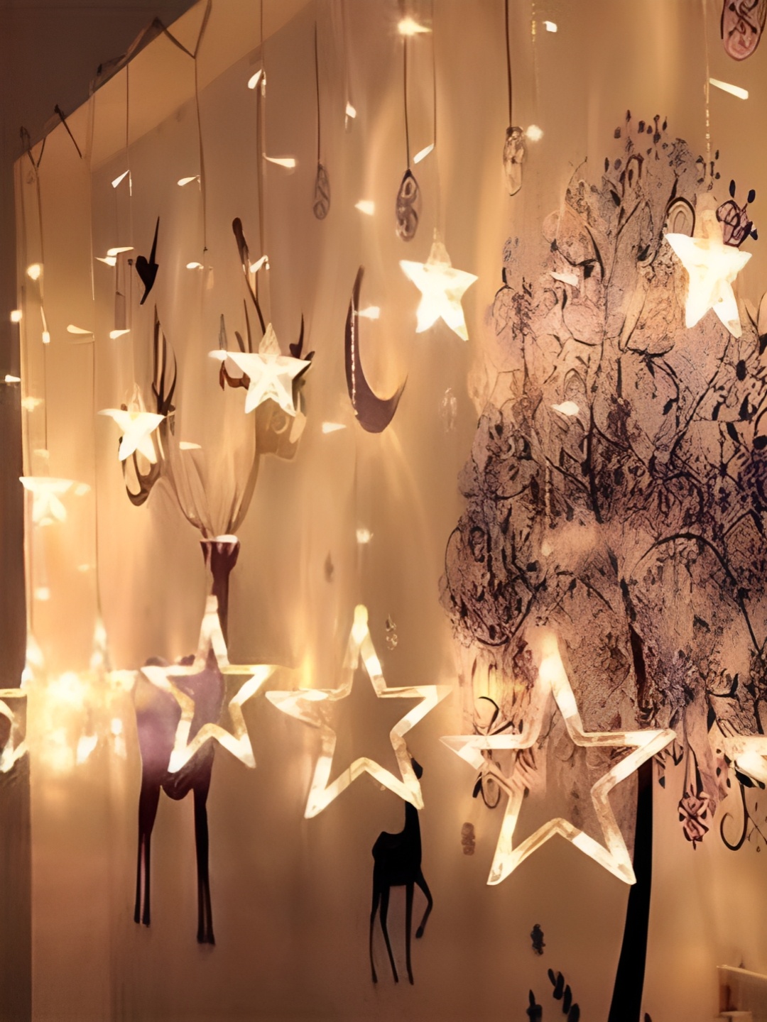 

ENORMITY Yellow Star Shaped String Lights