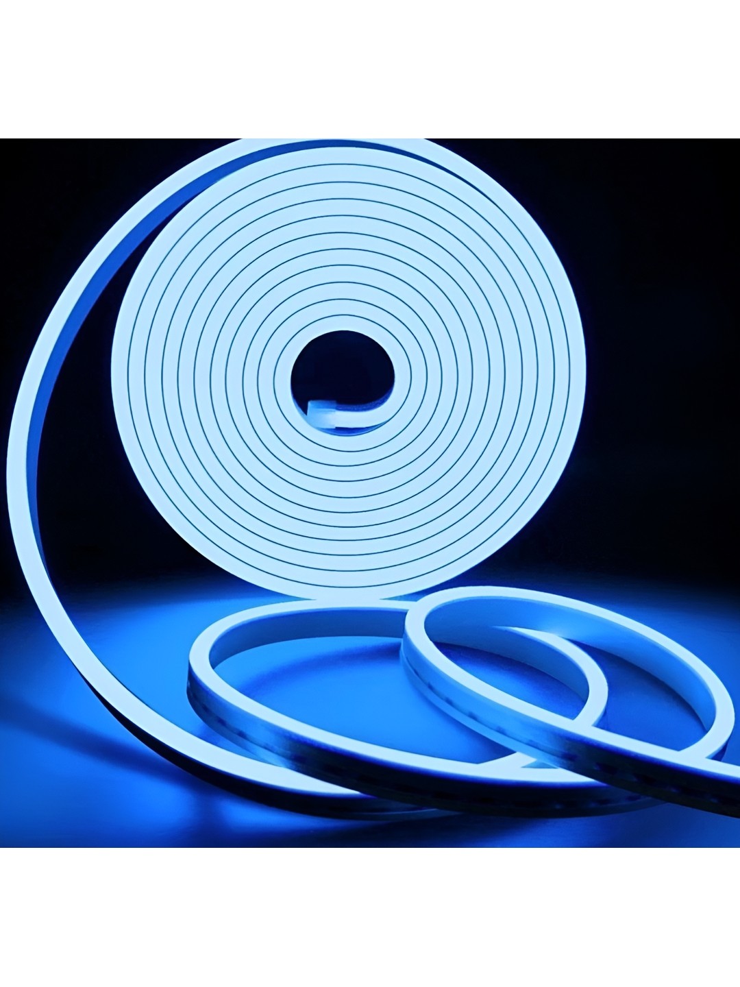 

ENORMITY Blue Rice Shape String Lights