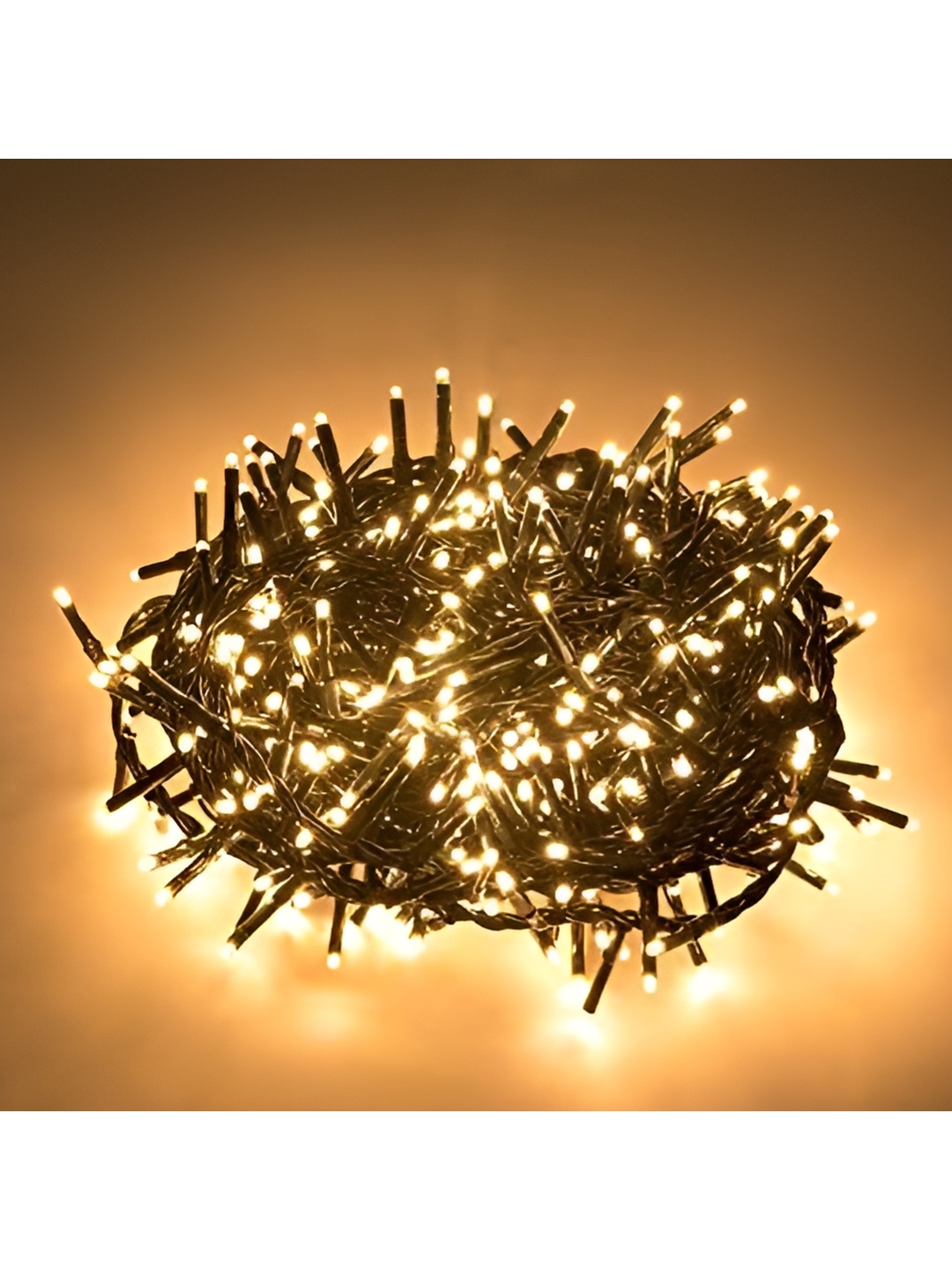 

ENORMITY Yellow Rice Shape String Lights