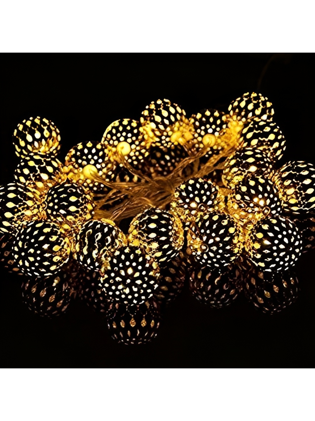 

ENORMITY Yellow Ball Shaped LED String Lights