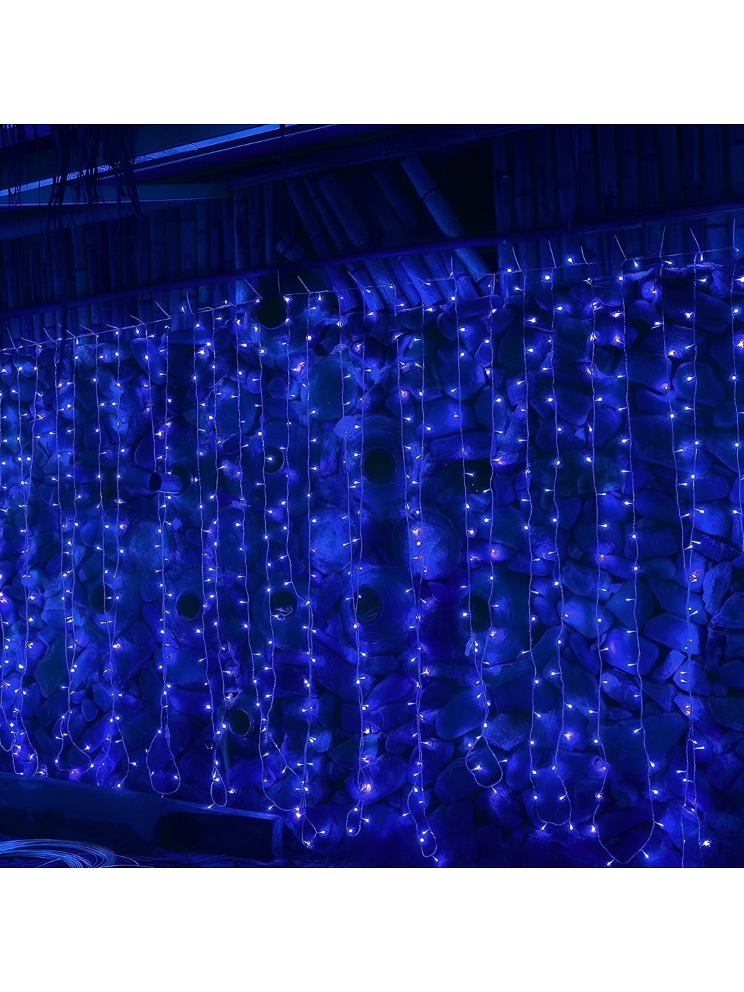 

ENORMITY Blue Rice Shaped LED String Lights