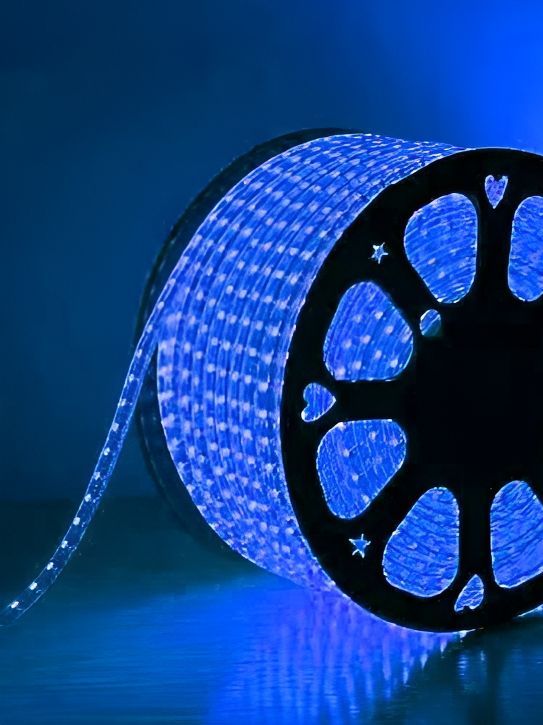 

ENORMITY Blue Rice Shape Rope String Lights