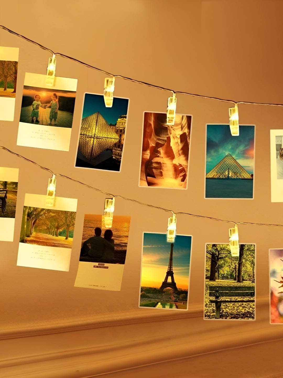 

ENORMITY White Photo Clip Shape String Light