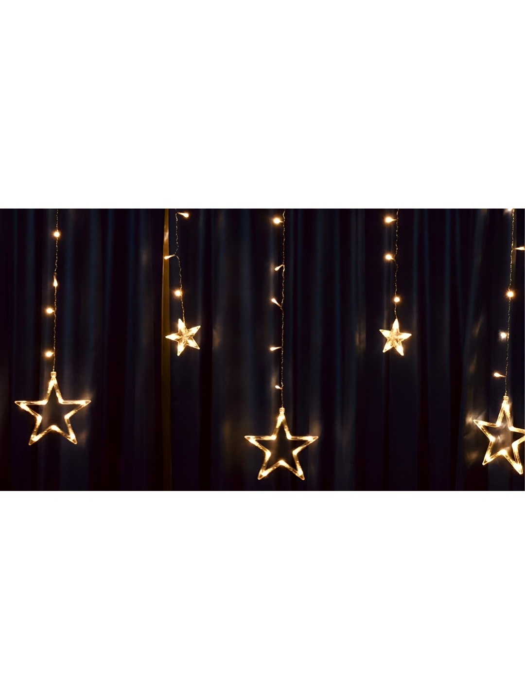 

ENORMITY Yellow Star Shape String Lights